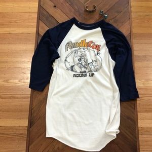 Pendleton round-up baseball t